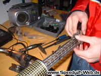 Entschalld&auml;mpfer ESD entdrosseln Yasuni Z R Peugeot Speedfight 2