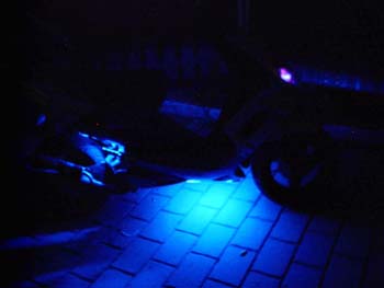 Scooter Tuning Unterbodenbeleuchtung Yamaha Aerox