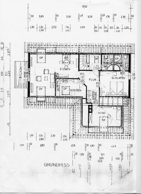 Ferienwohnung Mller Detmold  -  Grundriss